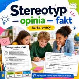 Stereotyp — opinia — fakt