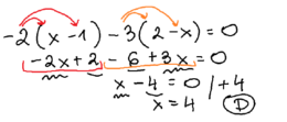 Przygotowanie do egzaminu 8-klasisty z matematyki - Dział IV:  Wyrażenia algebraiczne i równania (z rozwiązaniami)