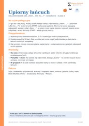 Halloween – Upiorny łańcuch – geografia, klasa 8