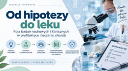 Od hipotezy do leku - rola badań naukowych i klinicznych w profilaktyce i leczeniu chorób.	Edukacja zdrowotna