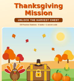 Thanksgiving Day Mission- E8 style