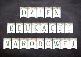 Dzień Edukacji Narodowej - girlanda