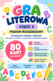GRY  LITEROWEJ– CZĘŚĆ 2 | POZIOM ROZSZERZONY