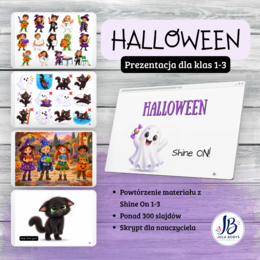 Halloween – angielski dla klas 1–3 – mega powtórka z odpowiedziami