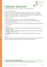 Halloween – Upiorny łańcuch – przyroda, klasa 4