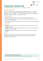 Halloween – Upiorny łańcuch – biologia, klasa 5