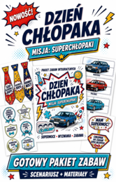 Pakiet na Dzień Chłopaka „Misja: Superchłopaki”