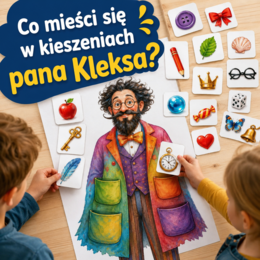 Co mieści się w kieszeniach pana Kleksa?