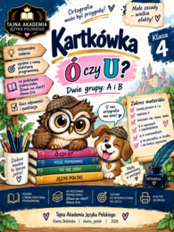Kartkówka „Ó czy U?” | Klasa 4 | 2 grupy A i B | Tajna Akademia Języka Polskiego | PDF
