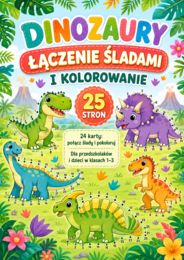 ŚLADY i KOLOROWANKI  DINOZAURY