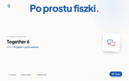 Fiszki do Unit 1, Together 6