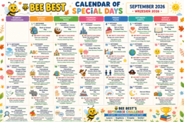 Bee Best - kalendarz dni nietypowych - wrzesień - ang-pol - challenge