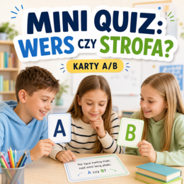Mini quiz: wers czy strofa?