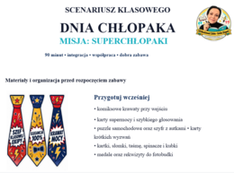 Pakiet na Dzień Chłopaka „Misja: Superchłopaki”
