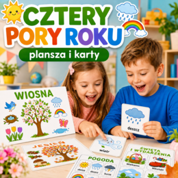 Cztery pory roku na jednej osi