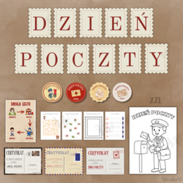 DZIEŃ POCZTY - ZESTAW