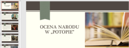 Prezentacja PPT - Ocena narodu polskiego w "Potopie"