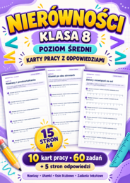 NIERÓWNOŚCI-ŚREDNIE-klasa 8