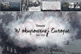 W okupowanej Europie - prezentacja historia klasa 8