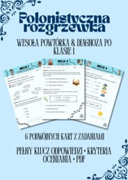 Polonistyczna Rozgrzewka – Klasa 2. Wesoła Powtórka po Wakacjach & Diagnoza Wstępna (6 Kart + Przewodnik + Klucz)