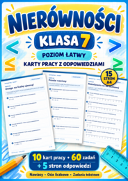 NIERÓWNOŚCI-ŁATWE-klasa 7