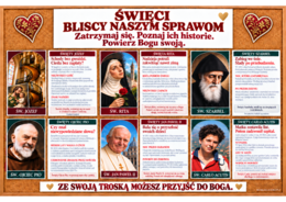 ŚWIĘCI BLISCY NASZYM SPRAWOM – gazetka religijna XXL | Wszystkich Świętych | 29 stron PDF