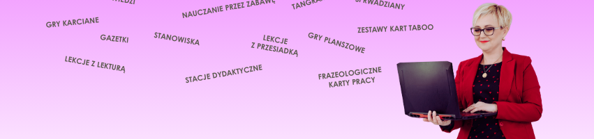 polonistka przy tablicy