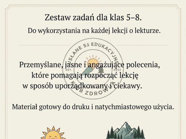 10 uniwersalnych otwieraczy lekcji o lekturze