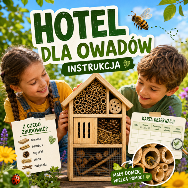 Hotel dla owadów — instrukcja