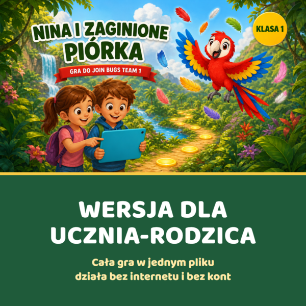Gra interaktywna Join Bugs Team 1, Starter Unit - Unit 6 (rodzic-uczeń)