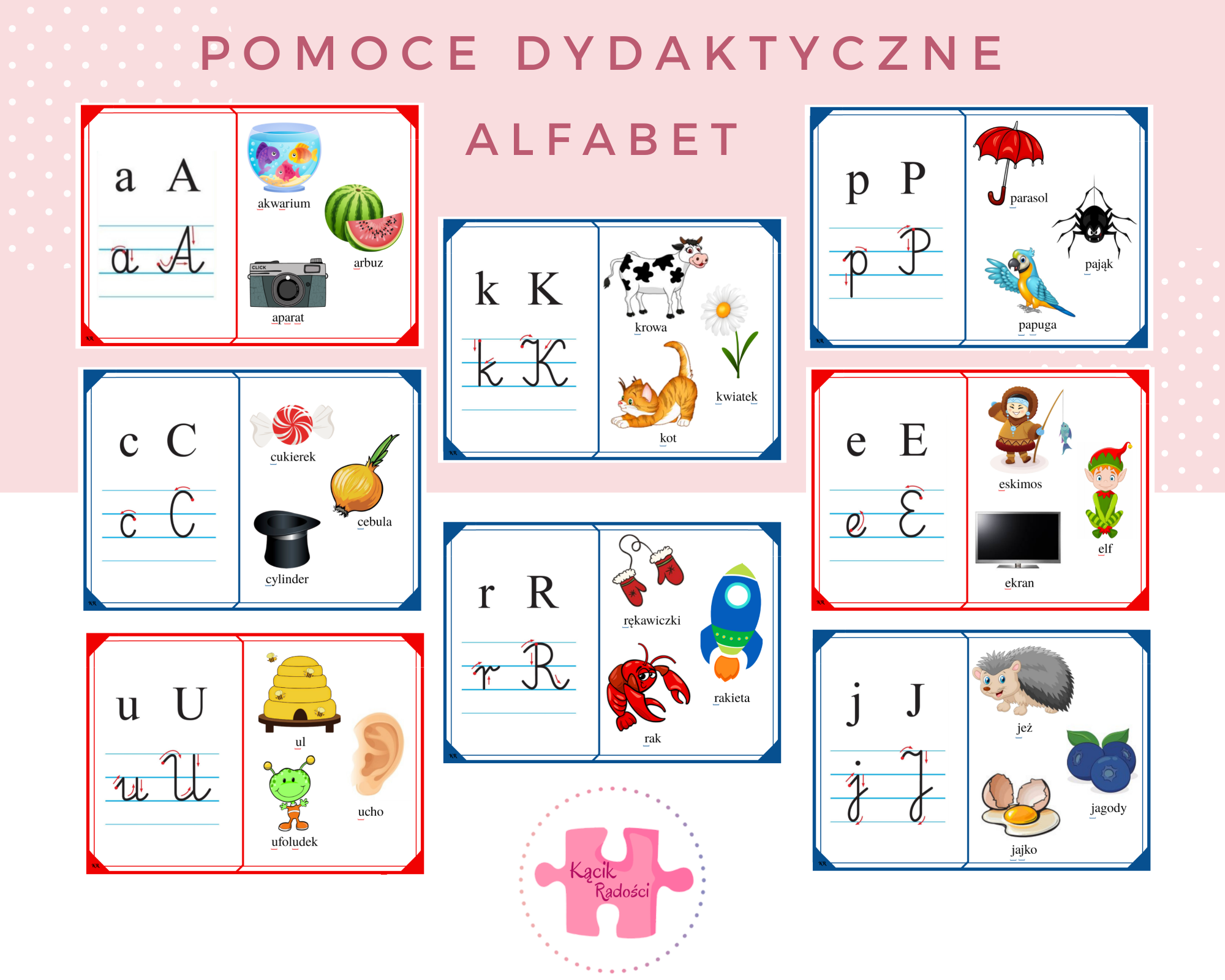 Alfabet - Pomoce Dydaktyczne • Złoty Nauczyciel