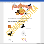 Halloween Escape Room – działania pisemne. EDYTOWALNY w Prezentacjach Google lub PowerPoint