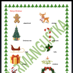 Christmas Ornaments – Irregular and Regular Verbs Tic Tac Toe