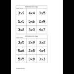 Domino – obliczanie wartości liczbowych wyrażeń algebraicznych.