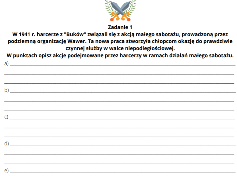 klasa biologia parzydełkowce karta pracy kolorowa złoty nauczyciel