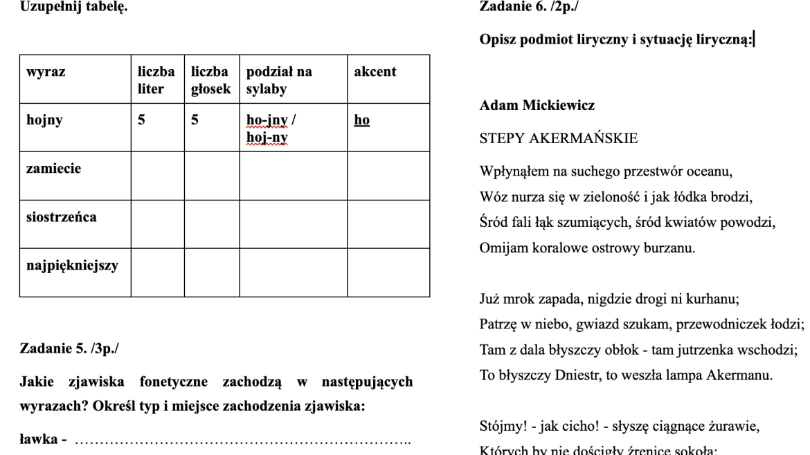 Diagnoza Klasa 3 Język Polski Diagnoza j. polski - klasa 8 • Złoty nauczyciel