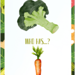 FRUITS AND VEGETABLES FLASHCARDS