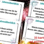Język niemiecki – Karty do konwersacji- ZESTAW 2w1- Weihnachten +Jahresüberblick