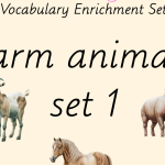 Zestaw kart obrazkowych: FARM ANIMALS SET 2