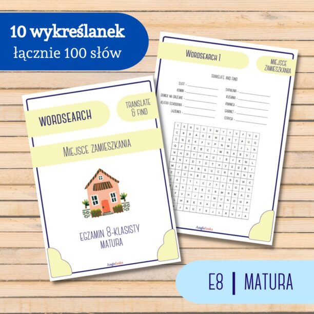 Wykreślanki - Miejsce Zamieszkania | Egzamin 8-klasisty | Matura ...