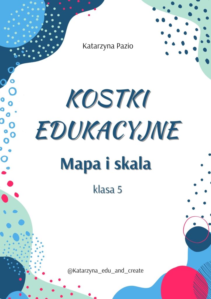 Kostki Edukacyjne - Mapa I Skala • Złoty Nauczyciel