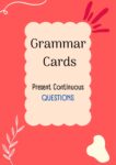 Present Continuous/ Karty do mówienia/ Mówienie/ Speaking/ Konwersacje/ Klasy 4-8/ Klasy 4-6/ Klasy 6-8/ SP/ Warm-up/ Rozgrzewka/ Speaking cards/ Gramatyka/ Grammar/ Speaking cards grammar/ Grammar cards/ E8