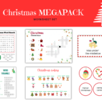 Christmas Activities – Karty z Wyrażeniami Świątecznymi, zestaw obrazkowych kart z podpisami, 18 zwrotów