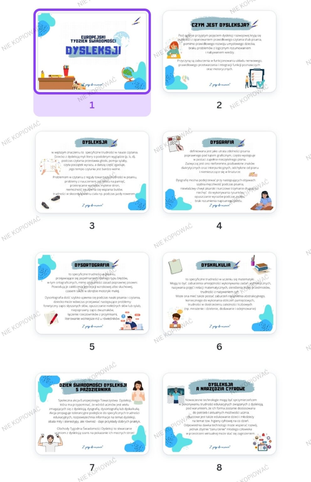 Europejski Tydzień Świadomości Dysleksji + Info Dysleksja, Dysgrafia ...