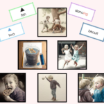 Picture description with Montessori grammar symbols: SET 2