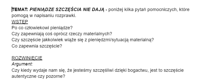 Rozprawka Krok Po Kroku • Złoty Nauczyciel