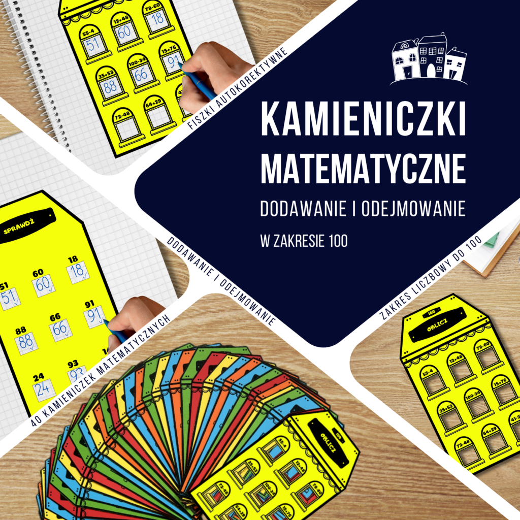 Kamieniczki matematyczne – dodawanie i odejmowanie w zakresie 100 ...