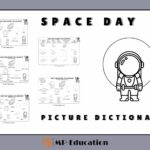 Space Day – słowniczki obrazkowe + ćwiczenie na słownictwo + czytanie ze zrozumieniem