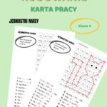 Flash 4 – Module 1 – karta pracy – My Favourite Season (24/25) – months, seasons, travel – Krzyżówka GRATIS