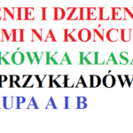 Kolejność wykonywania działań + szacowanie KARTKÓWKA + odpowiedzi